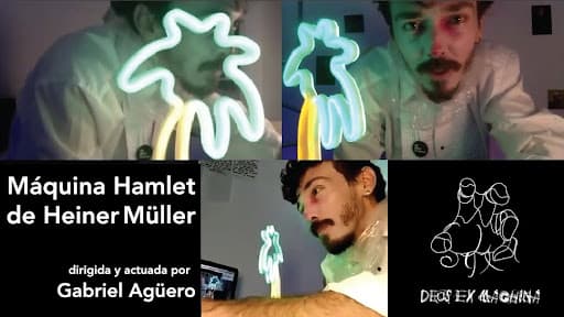 Póster de la obra La Máquina Hamlet